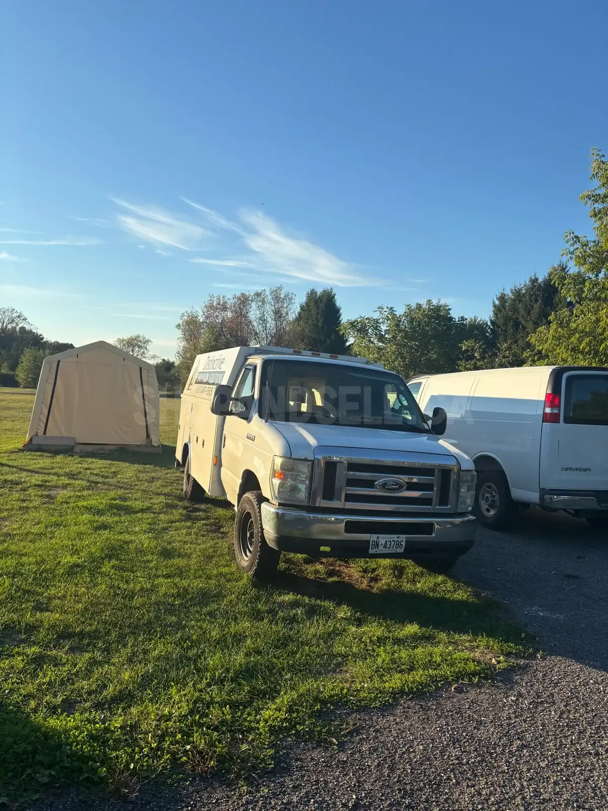 2008 Ford E350 contractor truck
