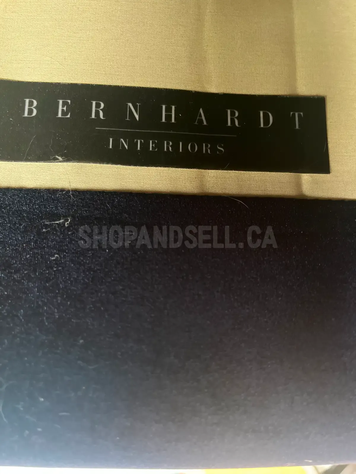 Bernhardt velvet sofa