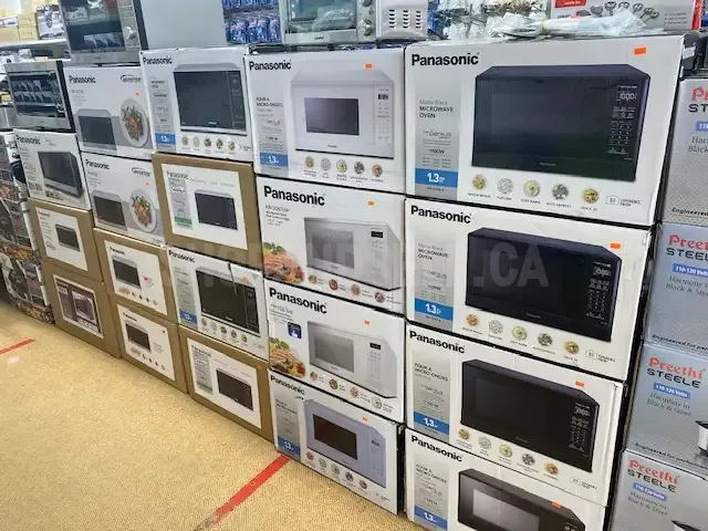 Panasonic Microwave Oven – 1.2, 1.3, 1.6, 2.2 Cu Ft Models Available