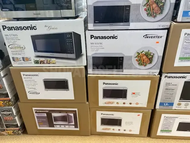 Panasonic Microwave Oven – 1.2, 1.3, 1.6, 2.2 Cu Ft Models Available