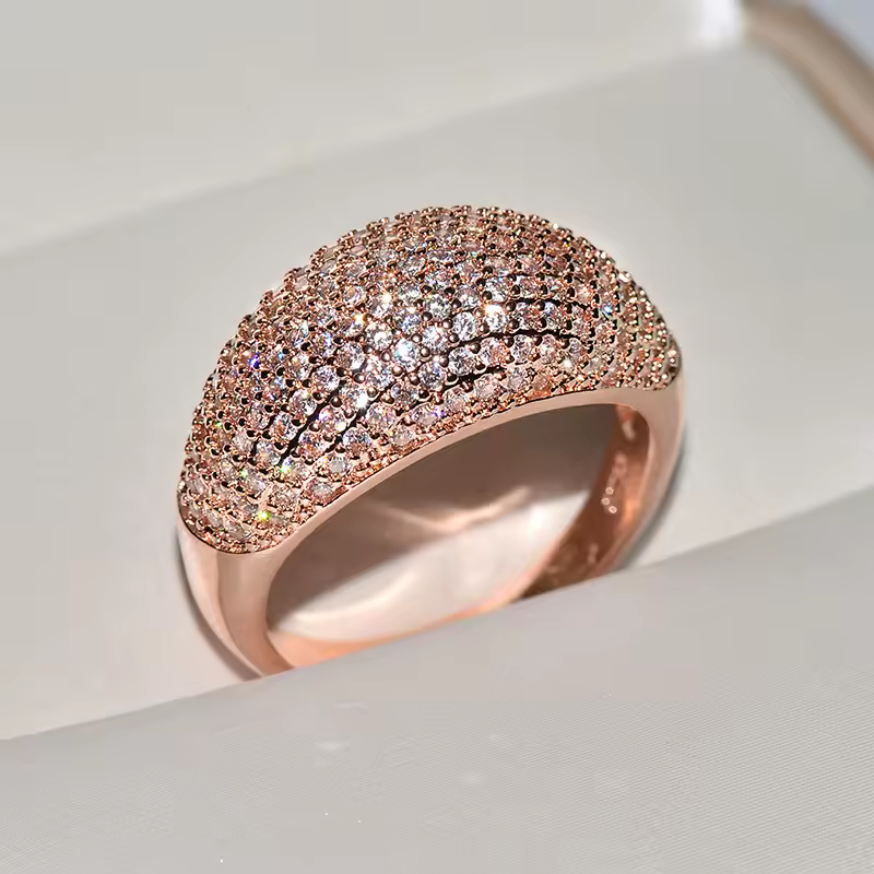 Real 18k Gold Rings for Women
