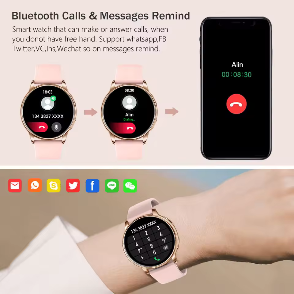 MEVADEN Bluetooth Call Smart Watch 