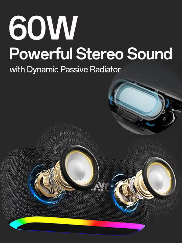 Ortizan OHAYO-S15 Home Speaker,Premium, Portable and Wireless(Bluetooth) 