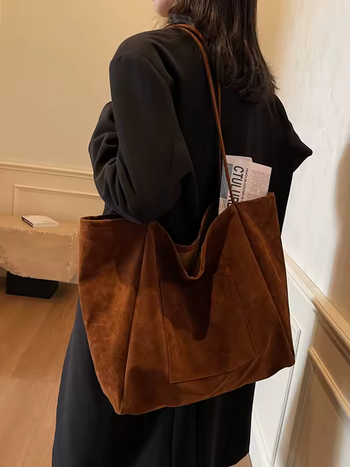 Retro Large Capacity Tote Bag