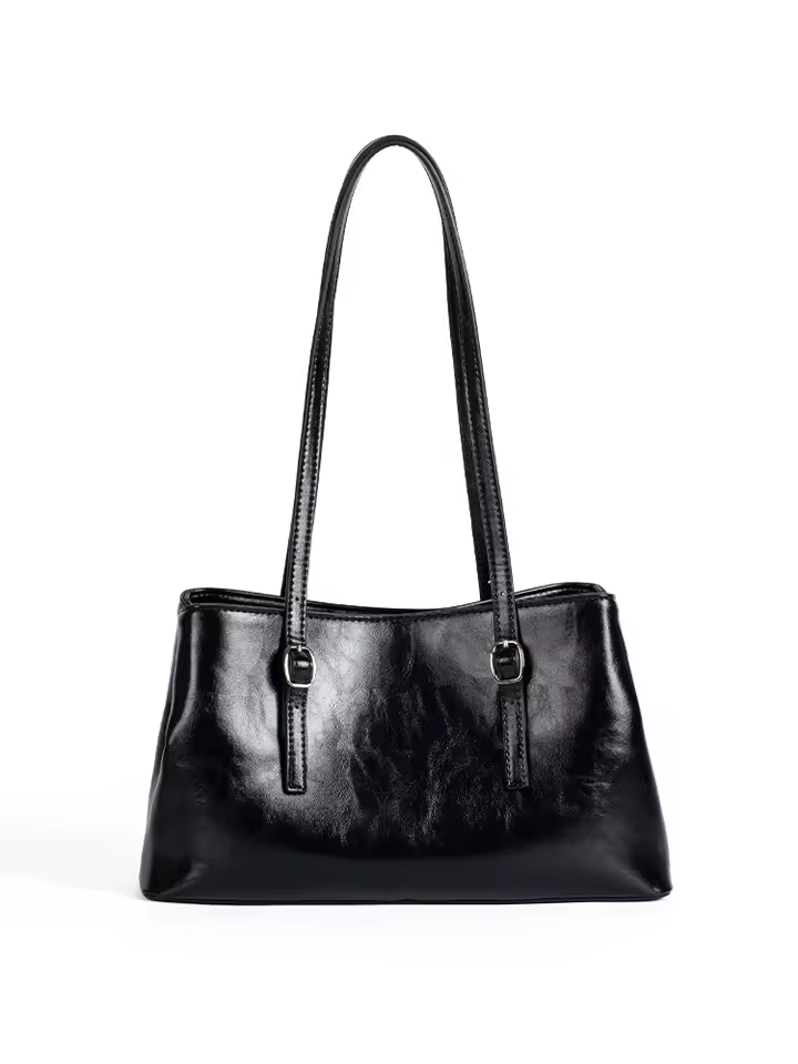 Dotlynins High Quali Oil Wax Leather Tote Bag