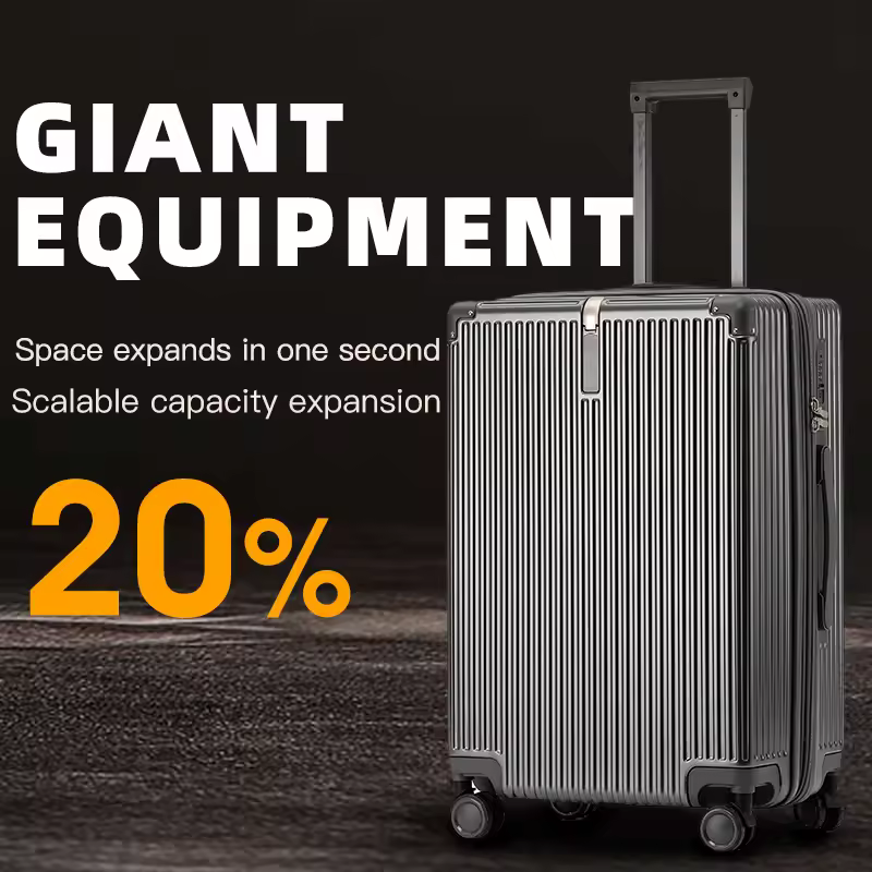 sushimu Suitcase Wide Handle Travel Suitcase