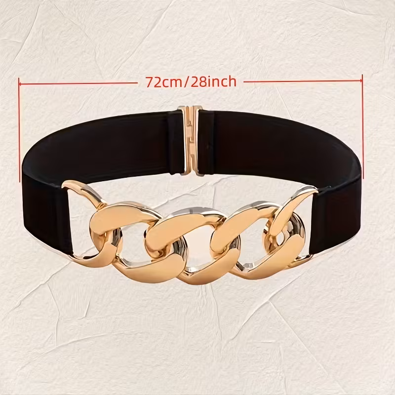 Elastic waist belt for women