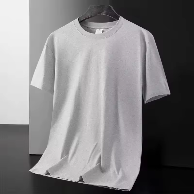 Summer Ice Silk Thin Casual Short Sleeve Men's T-shirt