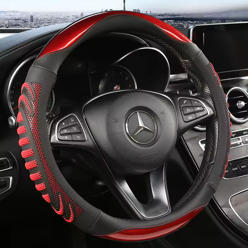 Three-dimensional Honeycomb Steering Wheel Cover