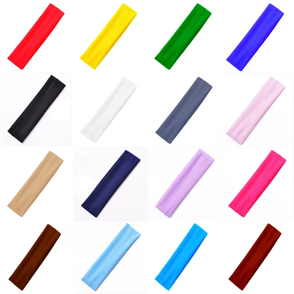 Solid Elastic Hair Bands Yoga