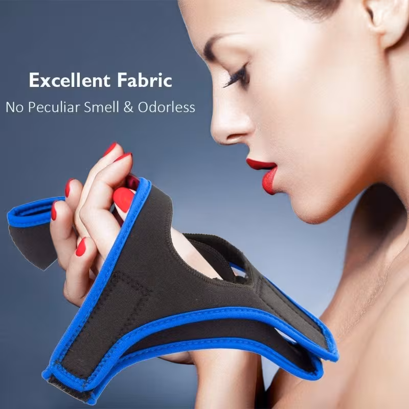Anti snoring chin strap