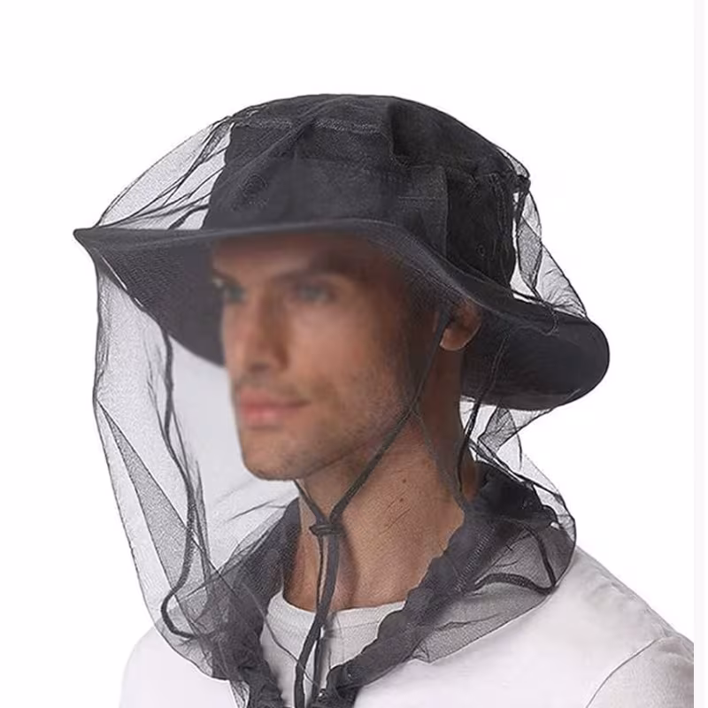 Long mosquito head net
