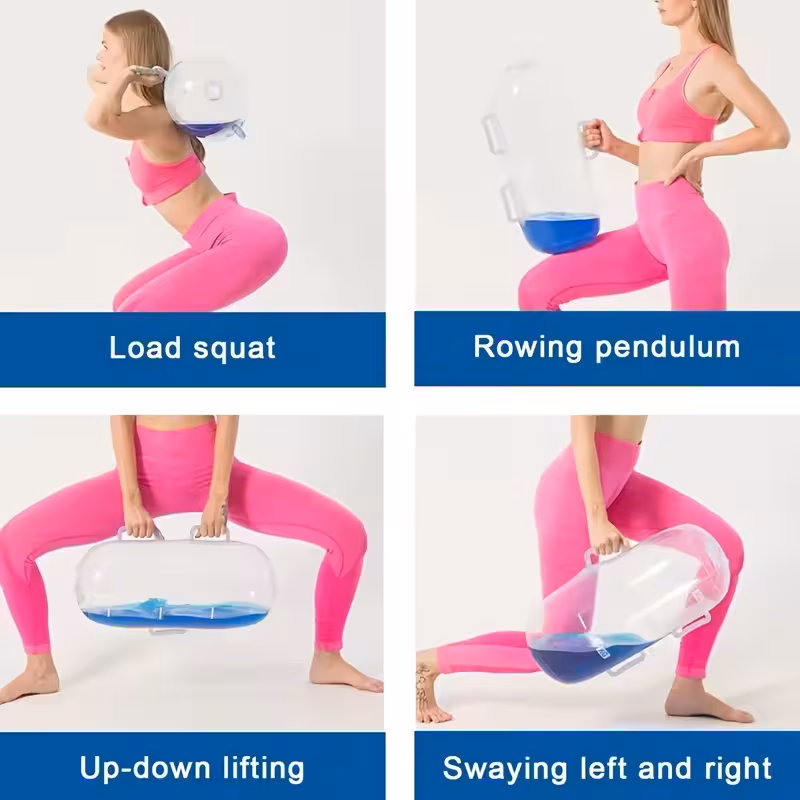 Water power bag with weighted design