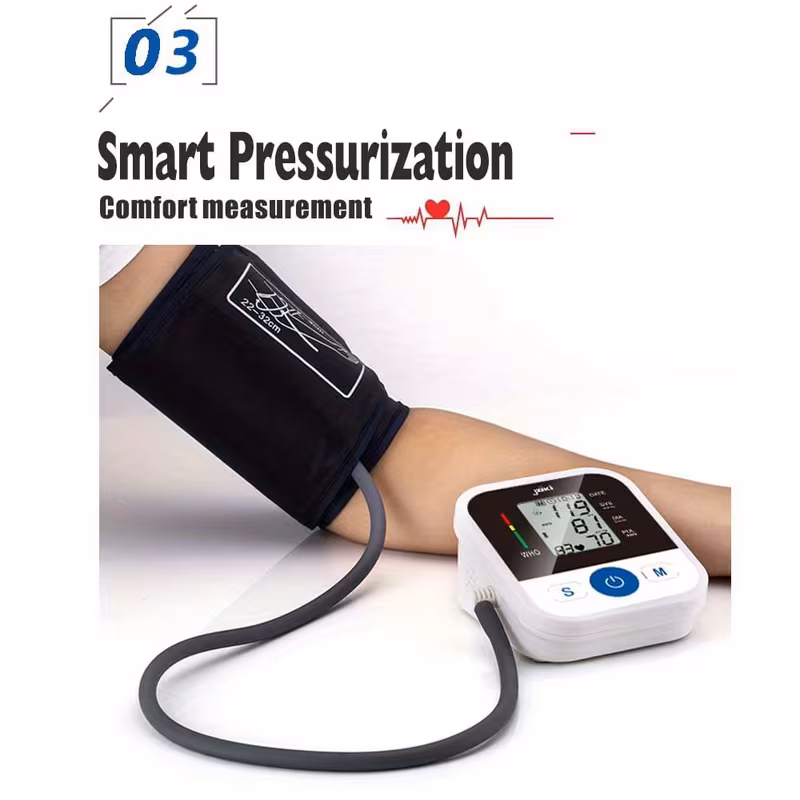 Upper arm blood pressure monitor