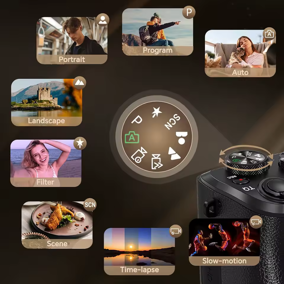 8K Digital Camera for Photography 