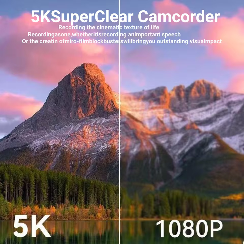 75MP Digital Camera for Photography 5K