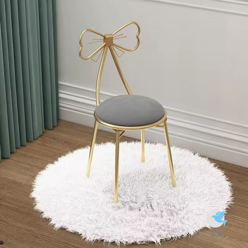 Italian simple girl bedroom dresser stool