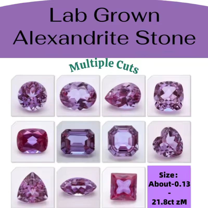 Lab Grown Alexandrite Stone