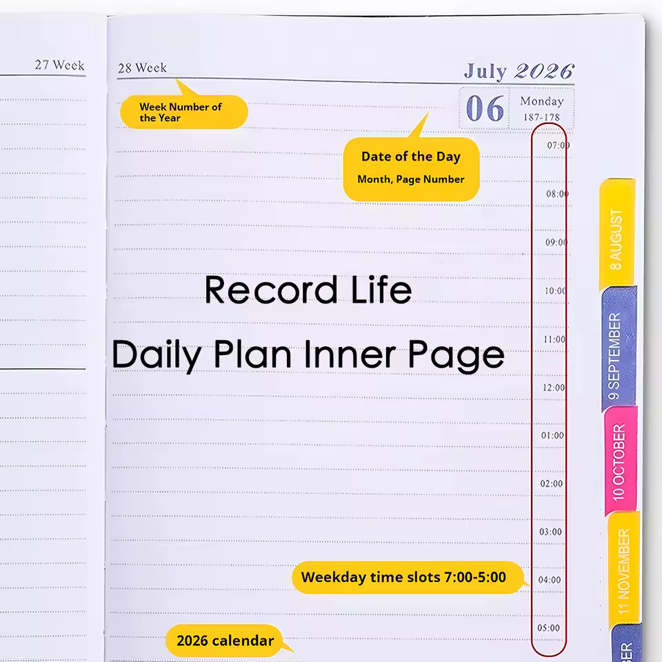 Planner Spanish/English Language Notebook