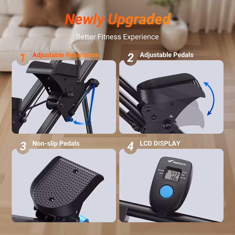 Home fitness stepper